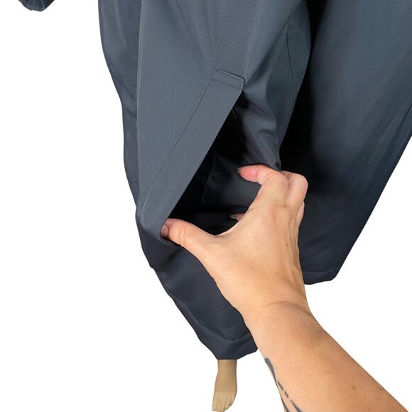 Tasso Elba Gray Funnel Neck Long Jacket Coat Men's SZ L - Picture 8 of 15